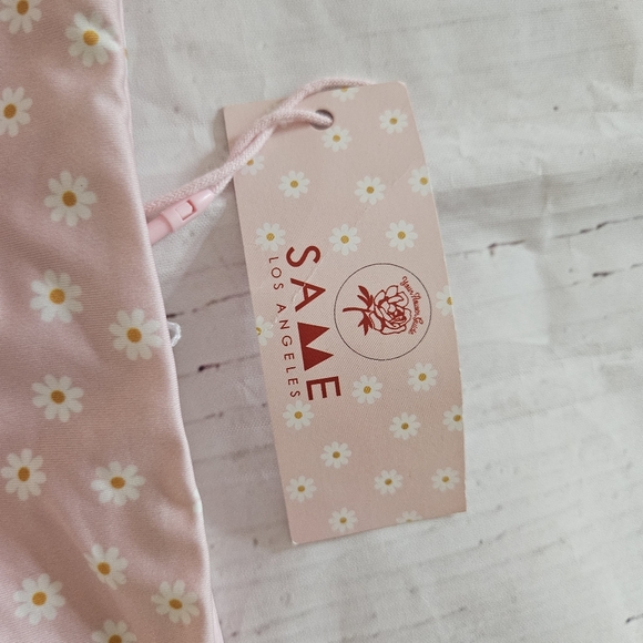 NWTS Skin by Same Women's Pink Floral Bikini Bottom Size Medium - Picture 3 of 5